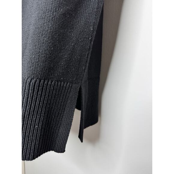 Aritzia Babaton 100% Merino Wool Tunic Sweater Vest M Black Sleeveless Essential - Picture 12 of 14